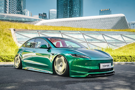 Tesla Model 3 Highland / Performance 2024-ON with Aftermarket Parts - Side Skirts ABS+PP from Yofer USA