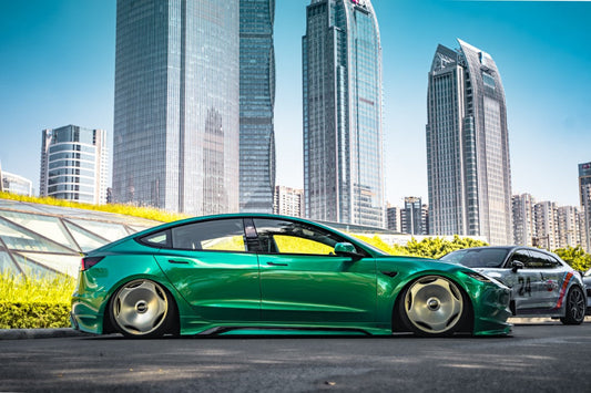 Tesla Model 3 Highland / Performance 2024-ON with Aftermarket Parts - Side Skirts ABS+PP from Yofer USA