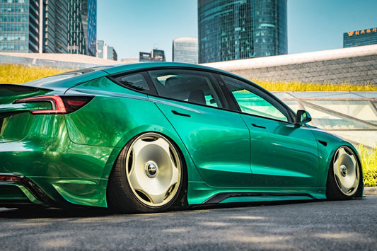 Tesla Model 3 Highland / Performance 2024-ON with Aftermarket Parts - Side Skirts ABS+PP from Yofer USA