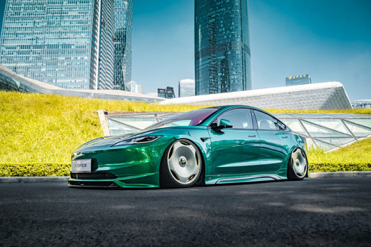 Tesla Model 3 Highland / Performance 2024-ON with Aftermarket Parts - Side Skirts ABS+PP from Yofer USA