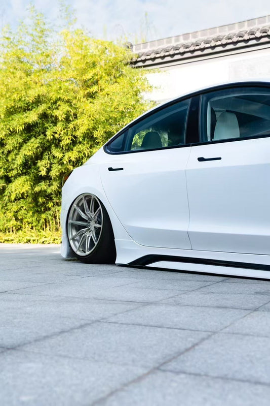 Tesla Model 3 Highland / Performance 2024 with Aftermarket Parts - Side Skirts ABS+PP from Yofer USA