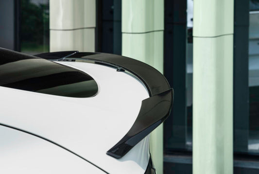 Tesla Model Y / Performance 2021 2022 2023 2024 with Aftermarket Parts - V2 Rear Lip Spoiler PP from Yofer USA