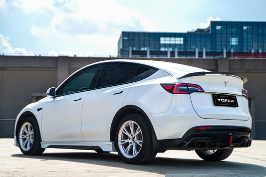 Tesla Model Y / Performance 2021 2022 2023 2024 with Aftermarket Parts - V2 Side Skirts PP from Yofer USA