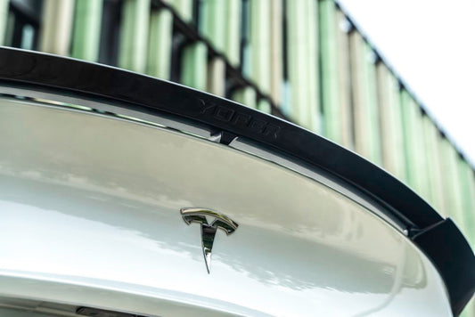 Tesla Model Y / Performance 2021 2022 2023 2024 with Aftermarket Parts - V2 Rear Lip Spoiler PP from Yofer USA