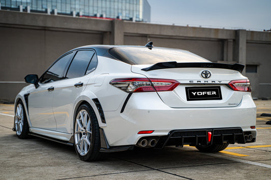 Toyota Camry 8th Gen XV70 TRD SE XSE LE XLE 2018-2024 with Aftermarket Parts - Widebody Wheel Arches PP from Yofer USA