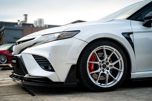 Toyota Camry 8th Gen XV70 TRD SE XSE LE XLE 2018-2024 with Aftermarket Parts - Widebody Wheel Arches PP from Yofer USA