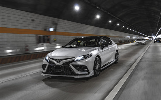 Toyota Camry 8th Gen XV70 SE XSE 2021-2024 with Aftermarket Parts - Front Lip Splitter PP from Yofer USA