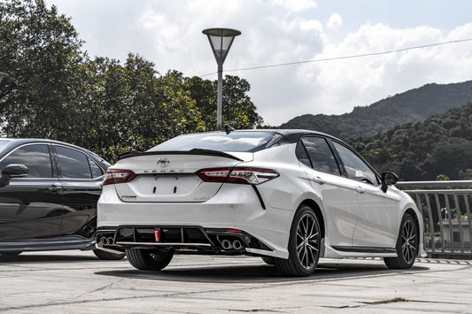 Toyota Camry 8th Gen XV70 SE XSE 2018-2024 with Aftermarket Parts - V2 Style Rear Diffuser PP from Yofer USA
