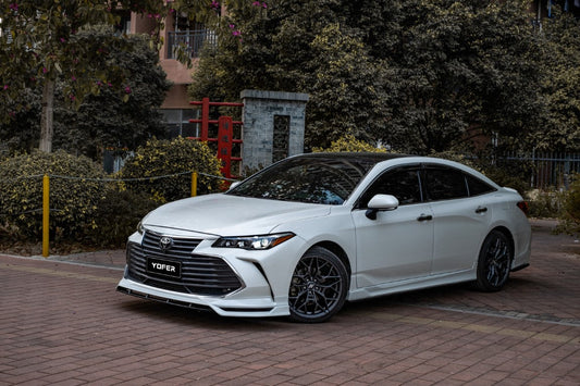 Toyota Avalon 5th Gen XX50 2019-2022 with Aftermarket Parts - Front Lip Splitter PP from Yofer USA
