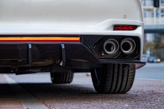 Toyota Avalon 5th Gen XX50 2019-2022 with Aftermarket Parts - Rear Diffuser & Canards PP from Yofer USA