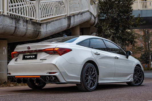 Toyota Avalon 5th Gen XX50 2019-2022 with Aftermarket Parts - Rear Diffuser & Canards PP from Yofer USA