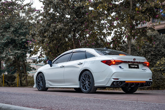 Toyota Avalon 5th Gen XX50 2019-2022 with Aftermarket Parts - Side Skirts PP from Yofer USA