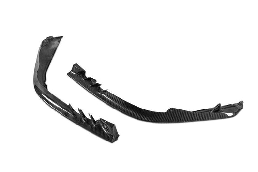 Aero Republic Carbon Fiber Front Lip Corners OEM Style Replacement for Ferrari SF90 - Performance SpeedShop