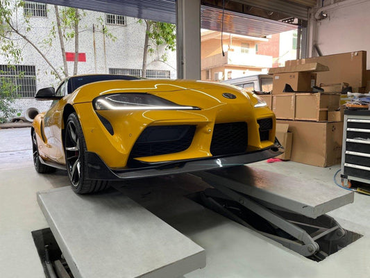 Aero Republic Carbon Fiber Front Lip Splitter AG Style For Toyota Supra A90 GR - Performance SpeedShop