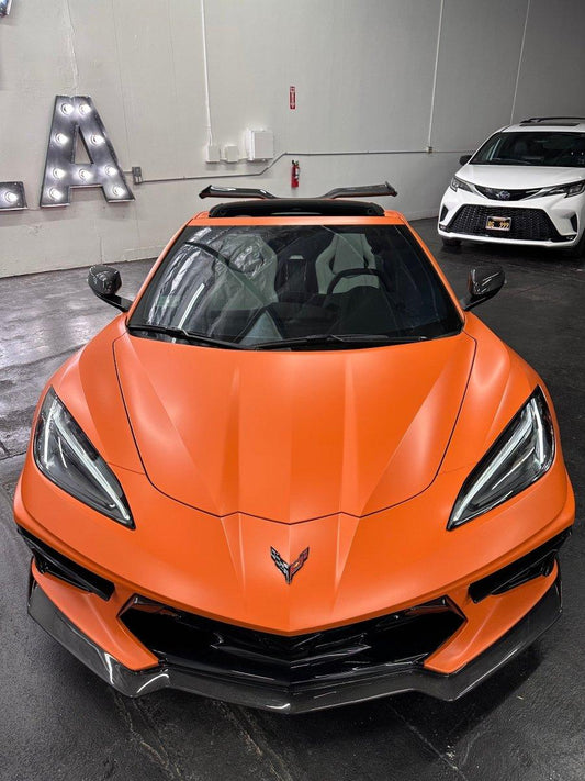 Aero Republic Carbon Fiber Front Splitter 5VM Style for Corvette C8 2020-ON - Performance SpeedShop