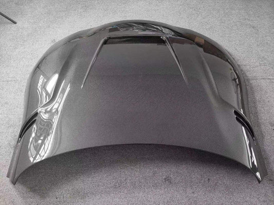 Aero Republic Carbon Fiber Hood Bonnet SEI Style 2020 2021 Toyota Supra A90 A91 - Performance SpeedShop