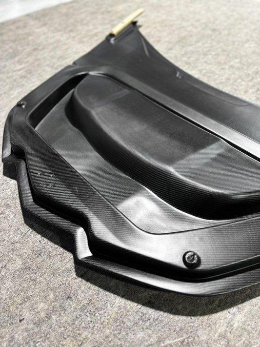 Aero Republic Carbon Fiber Hood Bonnet ST Style for Corvette C8 2020-ON - Performance SpeedShop