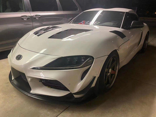 Aero Republic Carbon Fiber Hood Bonnet TS Style for Toyota Supra A90 A91 2020 2021 2022 - Performance SpeedShop