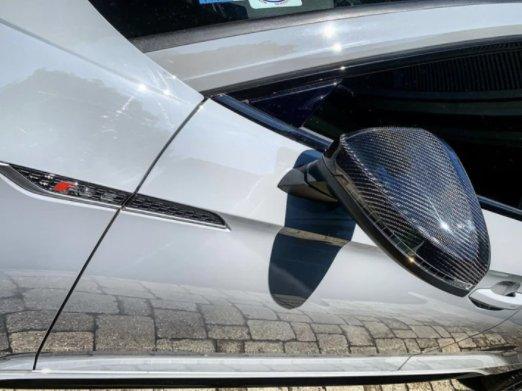 Aero Republic Carbon Fiber Mirror Caps Replacement For Audi RS5 S5 A5 RS4 S4 A4 B9 B9.5 2017-ON - Performance SpeedShop