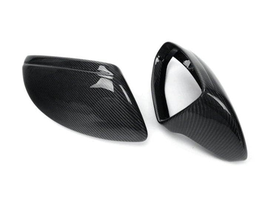 Aero Republic Carbon Fiber Mirror Caps Replacement For Audi RS6 RS7 S6 S7 A6 A7 2019-2022 C8 - Performance SpeedShop