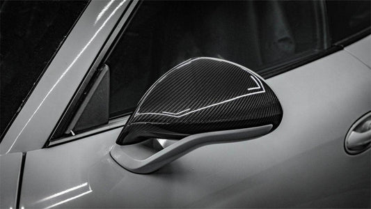 Aero Republic Carbon Fiber Mirror Cover Replacement for Porsche 911 991.1 991.2 Carrera / S / Turbo - Performance SpeedShop