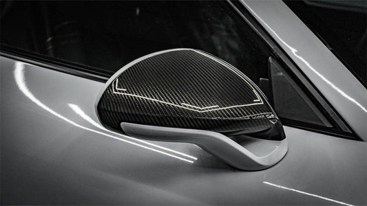 Aero Republic Carbon Fiber Mirror Cover Replacement for Porsche 911 991.1 991.2 Carrera / S / Turbo - Performance SpeedShop