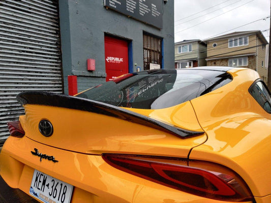 Aero Republic Carbon Fiber Rear Ducktail Spoiler AG Style For Toyota Supra A90 GR - Performance SpeedShop