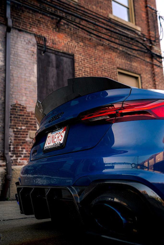 Aero Republic Carbon Fiber Rear Spoiler AR Style for Audi A5 S5 RS5 B9 B9.5 2017-ON - Performance SpeedShop