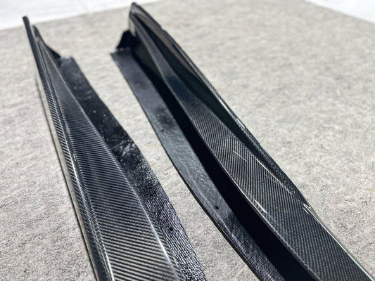 Aero Republic Carbon Fiber Side Skirts 5VM Style for Corvette C8 2020-ON - Performance SpeedShop