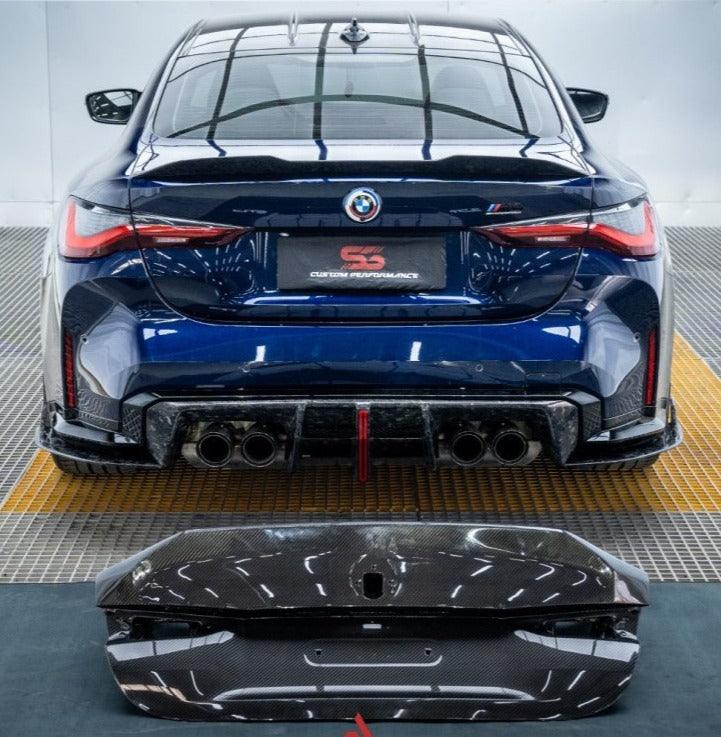 Gloss Black V-Style Trunk Spoiler For BMW G20 M340i 330i (2019-2022) & G80 M3 - M4 Style