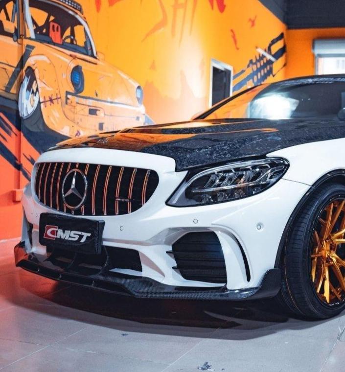 Benz C/43/400/300 W205 Coupe Sedan Aftermarket Parts CMST Tuning Bumper/Lip Carbon/FRP/PP Benz C/43/400/300 W205 Coupe Sedan Aftermarket Parts CMST Tuning Bumper/Lip Carbon/FRP/PP