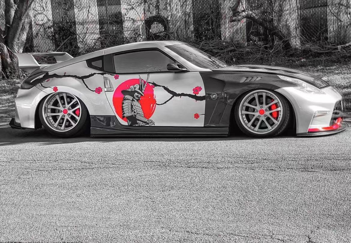 Nissan 370Z Nismo Sport Touring Base Fairlady Z Z34 2009 2010 2011 2012 2013 2014 2015 2016 2017 2018 2019 2020 with Aftermarket Parts - EPA Front Fenders Carbon Fiber from EPR USA