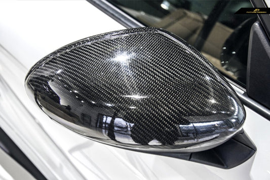 Aero Republic Carbon Fiber Porsche 718 Cayman / Boxster Carbon Fiber Mirror Replacement - Performance SpeedShop