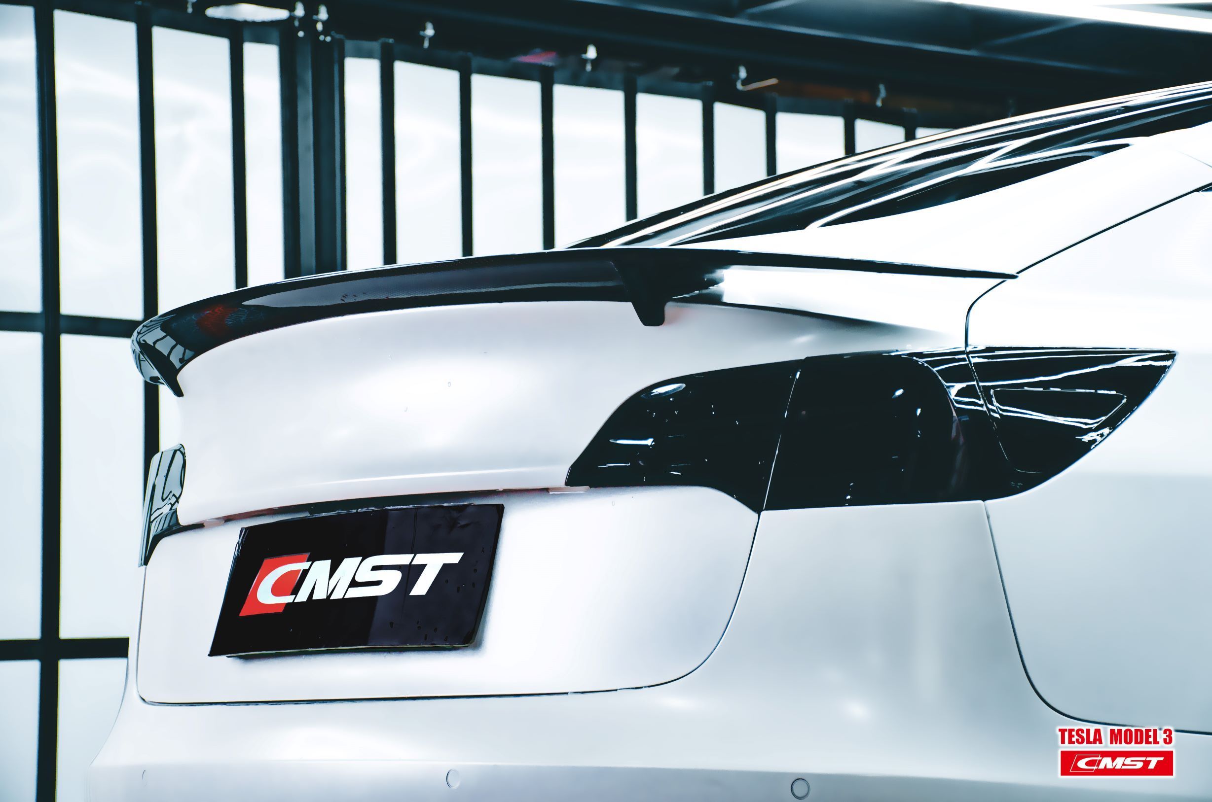 New Release!! CMST Tesla Model 3 Carbon Fiber Rear Spoiler Ver.3 – Carbon  Showroom