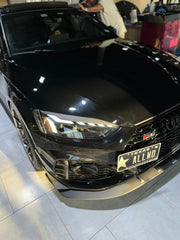 Karbel Carbon Front Bumper Canards for Audi RS5 B9.5 2020-2025 Dry Pre-preg Carbon Fiber