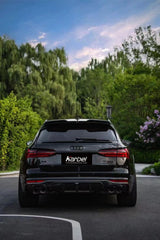Audi A6 Allroad C8 2020-ON with Aftermarket Parts - V1 Style Rear Roof Spoiler Pre-preg Carbon Fiber from Karbel Carbon