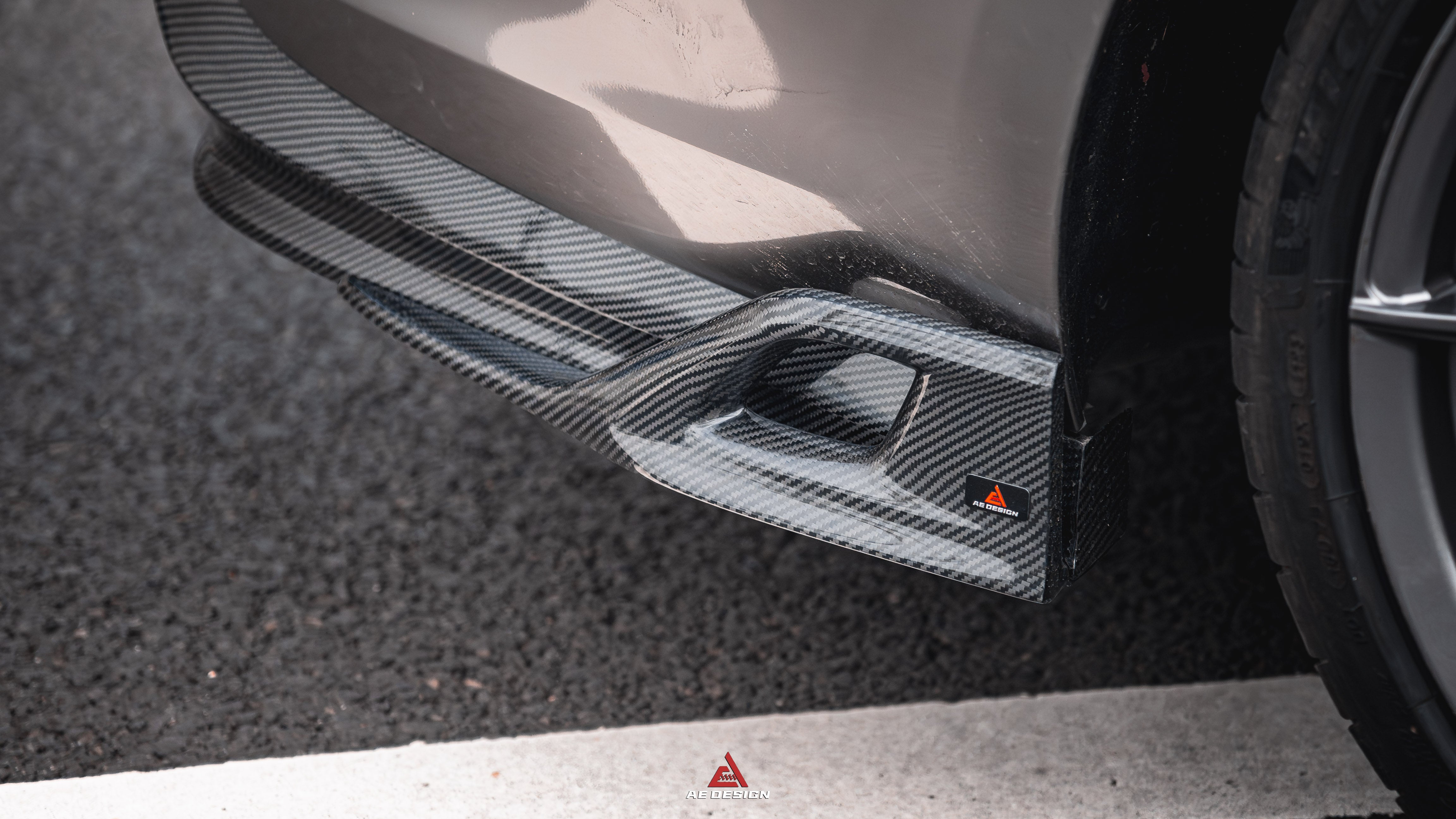 BMW 8 Series M850i 840i (With M-Package Bumper) G14 G15 G16 2018 2019 2020 2021 2022 2023 2024 with Aftermarket Parts - AE Rear Diffuser & Canards?Carbon Fiber from?ArmorExtend