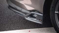 BMW 8 Series M850i 840i (With M-Package Bumper) G14 G15 G16 2018 2019 2020 2021 2022 2023 2024 with Aftermarket Parts - AE Rear Diffuser & Canards?Carbon Fiber from?ArmorExtend