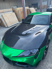 EPR USA Carbon Fiber Hood Bonnet VRS Style for Toyota Supra A90 A91 2020 2021 2022