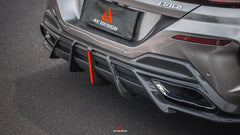 BMW 8 Series M850i 840i (With M-Package Bumper) G14 G15 G16 2018 2019 2020 2021 2022 2023 2024 with Aftermarket Parts - AE Rear Diffuser & Canards?Carbon Fiber from?ArmorExtend