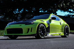 Nissan 370Z Nismo Sport Touring Base Fairlady Z Z34 2009 2010 2011 2012 2013 2014 2015 2016 2017 2018 2019 2020 with Aftermarket Parts - V1 Hood Carbon Fiber/FRP from Aero Republic