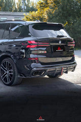 BMW X5 G05 M50i X/S Drive 40i (with M-Package) (Fits Both Pre-LCI & LCI) 2019 2020 2021 2022 2023 2024 with Aftermarket Parts -?AE Style?Rear Diffuser & Canards PP from?ArmorExtend