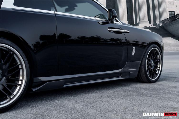 DarwinPRO 2016-2020 Rolls-Royce Wraith BKSS Style Carbon Fiber Side Skirts