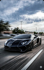 Lamborghini Aventador Base LP700 LP720 S LP740 SV LP750 Ultimate LP780 SVJ LP770 2012 2013 2014 2015 2016 2017 2018 2019 2020 2021 2022 2023 2024 with Aftermarket Parts - 1:1 OEM SV Style Front Bumper Carbon Fiber / FRP from Aero Republic