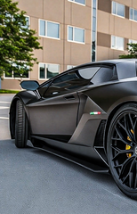 Aero Republic 1:1 OEM SVJ Style V2 Side Skirts for Lamborghini Aventador LP700 LP720 S SV Ultimate 2012-2023 Dry Pre-preg Carbon Fiber/FRP