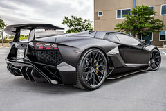 Lamborghini Aventador Base LP700 LP720 S LP740 SV LP750 Ultimate LP780  SVJ LP770 2012 2013 2014 2015 2016 2017 2018 2019 2020 2021 2022 2023 with Aftermarket Parts - 1:1 OEM SVJ Style Rear Intake Air Vent Scoop Dry Pre-preg Carbon Fiber / FRP from Aero Republic