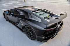 Lamborghini Aventador Base LP700 LP720 S LP740 SV LP750 Ultimate LP780  SVJ LP770 2012 2013 2014 2015 2016 2017 2018 2019 2020 2021 2022 2023 with Aftermarket Parts - 1:1 OEM SVJ Style Rear Intake Air Vent Scoop Dry Pre-preg Carbon Fiber / FRP from Aero Republic