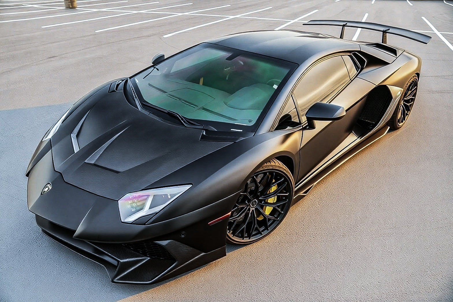 Lamborghini Aventador Base LP700 LP720 S LP740 SV LP750 Ultimate LP780 SVJ LP770 2012 2013 2014 2015 2016 2017 2018 2019 2020 2021 2022 2023 2024 with Aftermarket Parts - 1:1 OEM SV Style Rear Wing Carbon Fiber / FRP from Aero Republic