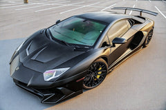 Lamborghini Aventador Base LP700 LP720 S LP740 SV LP750 Ultimate LP780 SVJ LP770 2012 2013 2014 2015 2016 2017 2018 2019 2020 2021 2022 2023 2024 with Aftermarket Parts - 1:1 OEM SV Style Rear Wing Carbon Fiber / FRP from Aero Republic