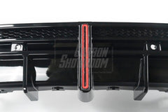 Benz C-Class C63S C63 C43 AMG C300 W205 Sedan (Fits Both Pre-LCI & LCI,C300 requires sport package bumper) 2015-2021 Aftermarket Parts - VTEN Rear Diffuser&Canards ABS